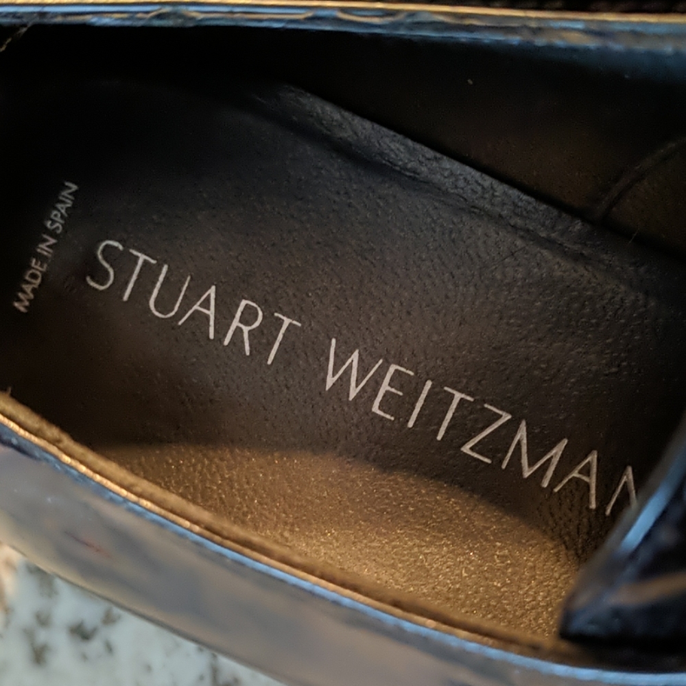 Stuart Weitzman Glossy Platform Oxfords - Picture 4 of 7